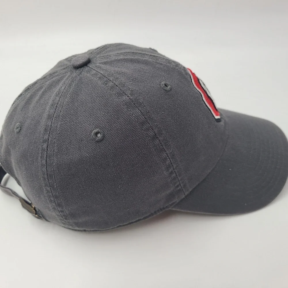 Women Chattanooga Lookouts Hat Strapback 47 Brand Clean Up Gray Red MiLB Logo